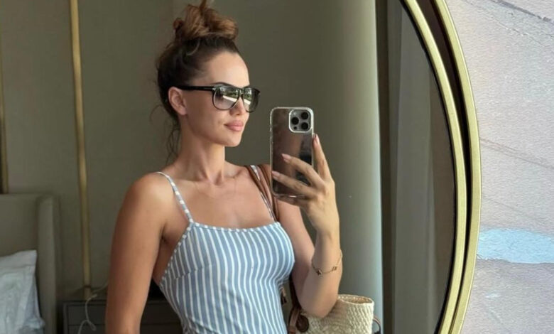 Fahriye Evcen'den yaza veda pozları