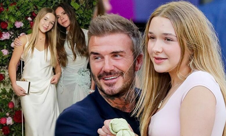 Victoria Beckham'ın kızı Harper annesinin izinden gidiyor