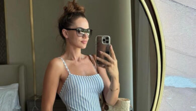 Fahriye Evcen'den yaza veda pozları